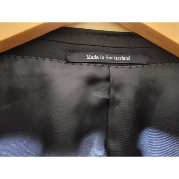 Ermenegildo Zegna Navy Blazer Sport Coat Suit Jacket - Picture 4 of 9